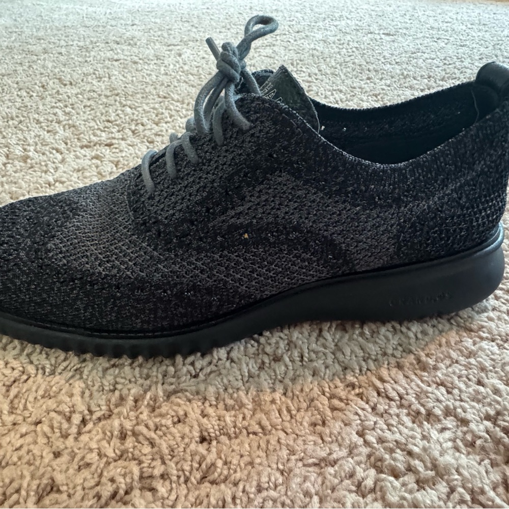 Cole Haan Men's 2.ZeroGrand Black/Ivory Oxfords Dress Shoes C27563 Sz 8.5